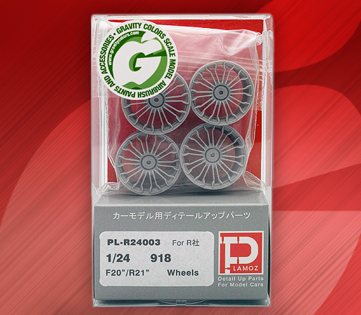 plamoz_918.jpg 1/24 Porsche 918 Stock Wheel Set - Image 1