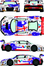 Decals for Audi R8 LMS GT3 75A Liqui Moly 12h Of Bathurst 2017 - Image 2