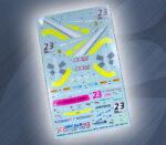 Decals for Ford Mustang GT4 23 British GT 2019