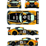 Decals for Mercedes AMG GT3 88 Blancapain Sprint Series – Nurburgring 2018 - Image 2