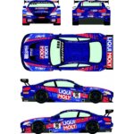 Decals for BMW M6 GT3 96 AWS Fanatec GTWC America 2021 - Image 2