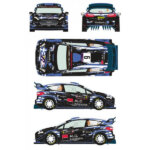 Decals for Ford Fiesta WRC 9 Acropolis Rally Of The Gods 2021 - Image 2