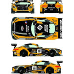 Decals for Mercedes AMG GT3 88 Blancapain Sprint Series – Nurburgring 2018 - Image 2