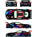 Decal Set for BMW M8 GTLM #24 Rolex 24h Of Daytona 2021 + Exterior Carbon Fiber - Image 2
