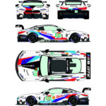 Decal Set for BMW M8 GTLM 81/82 24h Of Le Mans 2019 - Image 2